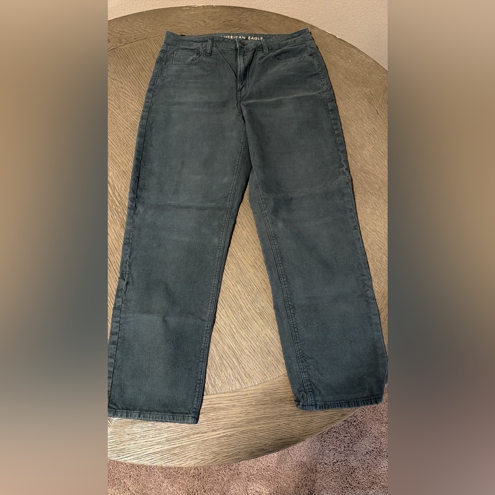 AE mom fit corduroy jeans